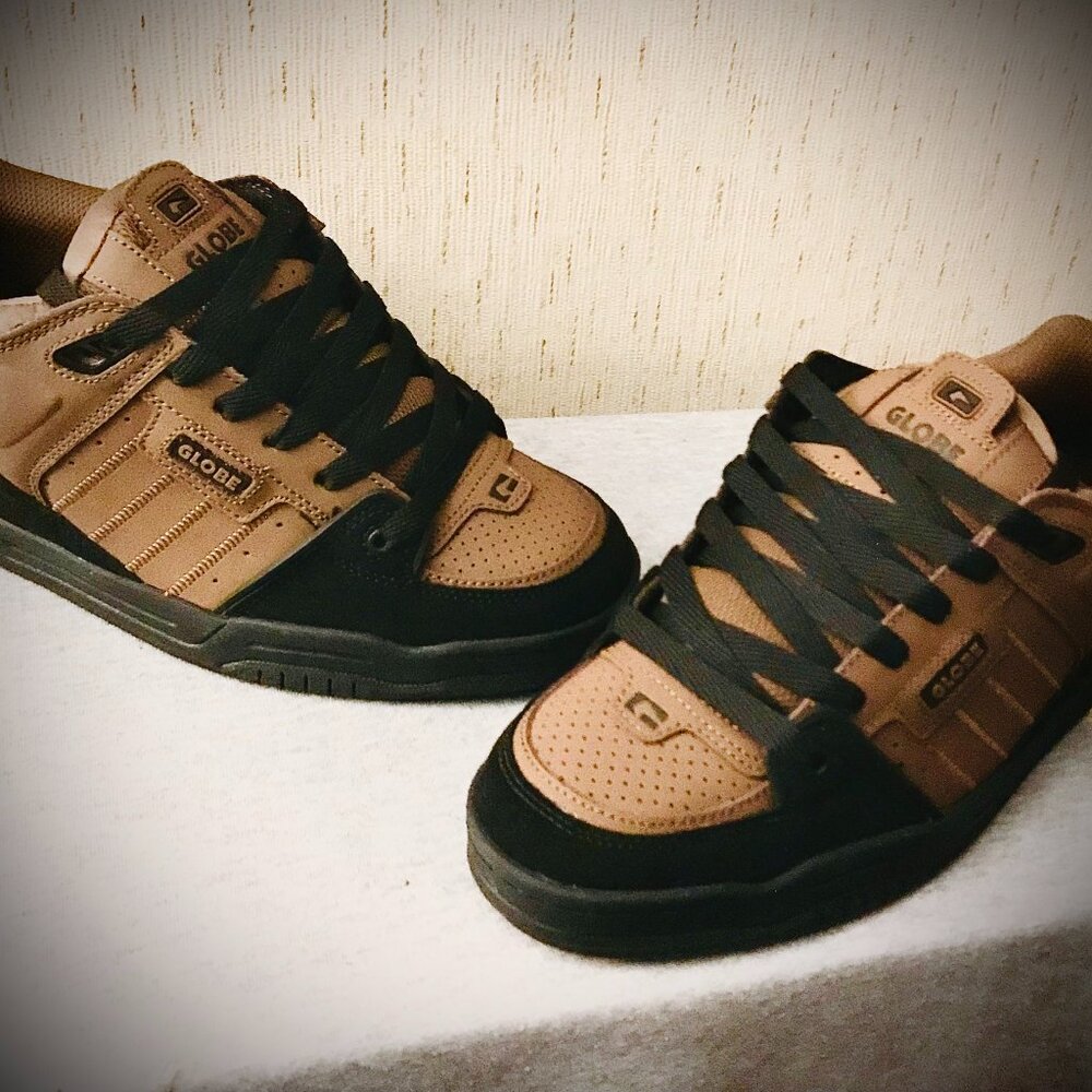 Globe Fusion Skate Shoes Otter/Black US 11